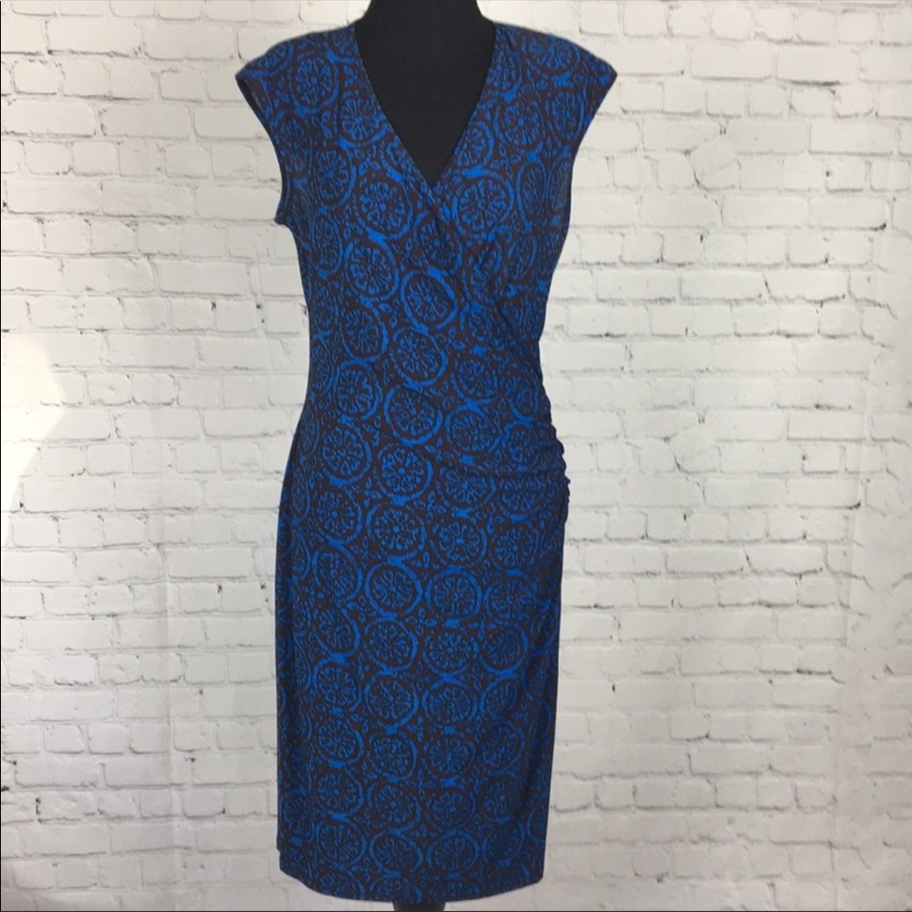 Lauren Ralph Lauren Ruched-Side Dress